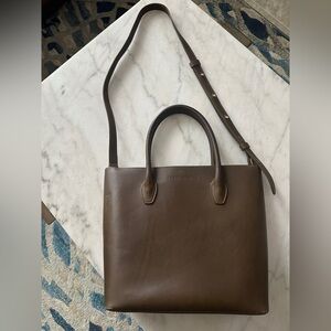 Teddi Joelle- Olive/Brown Women’s leather Bag